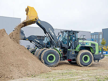 &raquo;Testdrive-Event&laquo;: XCMG f&auml;hrt starke Elektro-Maschinen auf