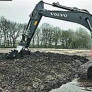 Stehr: Mit dem Baggeranbaumischer sulfathaltige B&ouml;den neutralisieren