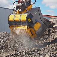 Ajutech: Brecherl&ouml;ffel demonstriert in Finnland seine hohe Effizienz