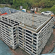 MEVA: Schneller Baufortschritt beim kranunabh&auml;ngigen Hausbau