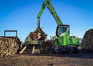 Den Holzumschlag nachhaltig und effizient gestalten