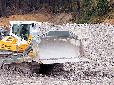 Liebherr-Werk Telfs: Hydrostatischer Antrieb und niedriger Schwerpunkt