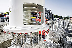 In der Bearbeitung der Pfahlköpfe neue Wege gehen