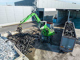 Recyclingunternehmen setzt bei Flottenerneuerung auf Sennebogen 