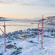 WOLFFKRAN: Startschuss f&uuml;r Wolffkran Norge mit Krantrio bei Initialprojekt