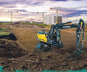 Hyundai: Vier neue Mobilbagger treten an