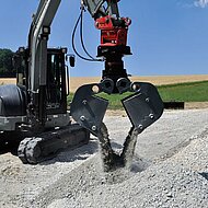 KINSHOFER Mehrzweckgreifer f&uuml;r Mini- und Kompaktbagger &ndash; Oft kopiert, nie erreicht