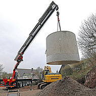 FASSI Ladekrane: Bedeutsamer Einsatz in der Hanglage