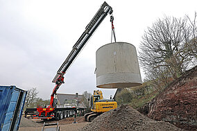 FASSI Ladekrane: Bedeutsamer Einsatz in der Hanglage