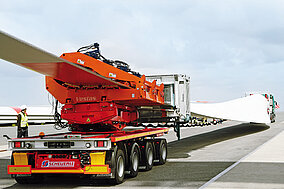 TII – Scheuerle: Selbst extrem lange Rotorblätter wirtschaftlich transportieren