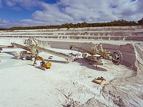 Sichere Energieführung beim Schaufelradbagger