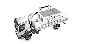 Elektrische Nachrüstlösung für Schwing-Autobetonpumpen