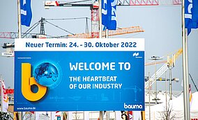 bauma wird in den Oktober 2022 verschoben