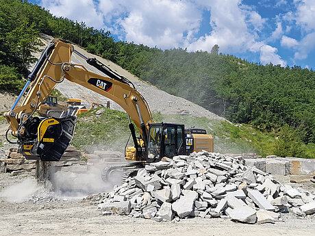 Leistungsstarke Brecherlöffel: nachhaltig und rentabel