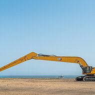 Der neue »Cat 395«: mehr Leistung, mehr Reichweite