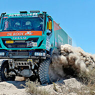 Auch bei der &raquo;Rallye Dakar 2014&laquo;  mit Euro VI am Start gewesen
