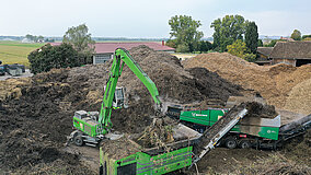 SENNEBOGEN: Einsatz im modernen Grüngut-Recycling