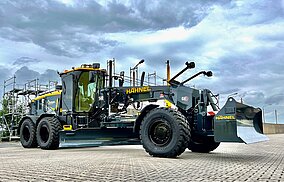 Neuer Cat Motorgrader 140 AWD für Hähnel Bautechnologie