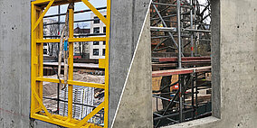 Wiederverwendbare Stahlaussparungen