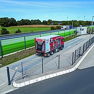 Achslastwaage zur &Uuml;berfahrtmessung  von Achs- und Achsgruppenlasten