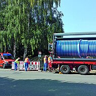 R&auml;dlinger: L&auml;ngenrekord bei der Druckrohrsanierung