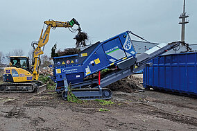 Kompakter Zweiwellenzerkleinerer 