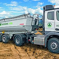 K&ouml;gel: Mulden-Kipper f&uuml;r &raquo;Stuttgart-21&laquo;-Baustelle