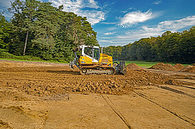 Planierraupe übernimmt Schlüsselrolle