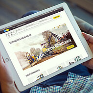 Swecon: Baumaschinen online mieten 24/7