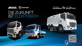 Brock Kehrtechnik voll elektrisch auf der IFAT