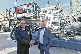 »Trimble Ready« für Liebherr-Planierraupen