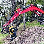 Pf&auml;hle auch in  schwierige B&ouml;den einrammen