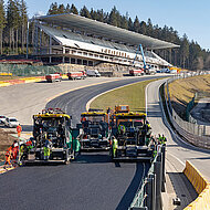 Neue Deckschicht f&uuml;r die Ardennen-Rennstrecke