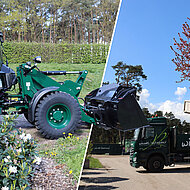 Neues Trio an Cat Radladern 908 h&auml;lt bei dem Galabauer Windt & Schr&ouml;der Einzug 