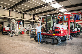 Takeuchi - Wilhelm Schäfer: Auch am neuen Firmensitz gilt die Devise »Den Geschäftsbericht schreibt man in Euro, nicht in Stückzahlen«