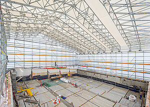 Witterungsgesch&uuml;tzter Umbau am Dietrich-Theater in Neu-Ulm