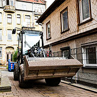 Kompakter Radlader mit vielf&auml;ltigen Einsatzm&ouml;glichkeiten 