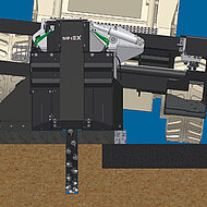 Simex: Schmale Gr&auml;ben per Radfr&auml;se