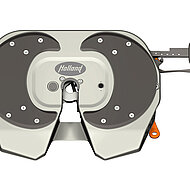 Sattelkupplung mit nur einer Hand entriegeln