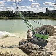 SENNEBOGEN: Ein Seilbagger unter Hochspannung