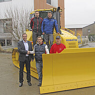 Komatsu-Raupe D61PXi-23 feiert Premiere in Bayern