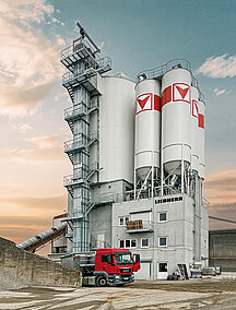 Flexible Betonabgabe und ein hohes Lagervolumen