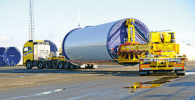 Nooteboom: Mega-Windmill-Trailer für die zunehmend größeren Windturbinen
