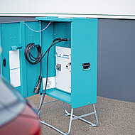 Optimal ausgelegte Ladel&ouml;sung f&uuml;r Baustellen