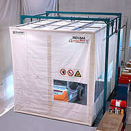 INDUMA-Rent: Service-Werkstatt mit neuer Spezial-Lackierkabine