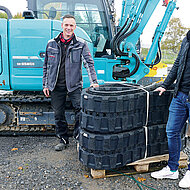 Linser Industrie Service: Obijou setzt auf Gummiketten von Linser Industrie Service