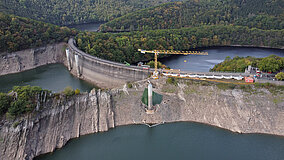 Neuer Mantel für Wasserturm in der Eifel