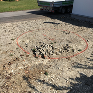 Rokla: Fr&auml;se sorgt f&uuml;r akkurate Baugrube im Fels