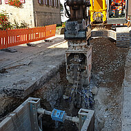 KEMROC-Kettenfr&auml;se beschleunigt Kanalsanierung 