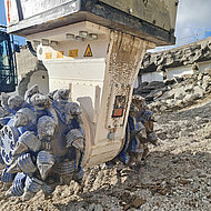 Bunker-Abbruch: Fr&auml;stechnik als einzige Option